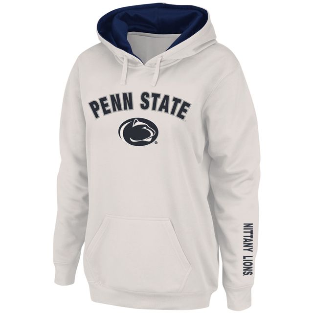 Sweat à capuche Penn State Nittany Lions Arch & Logo 1 blanc pour femme