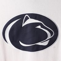 Women's White Penn State Nittany Lions Team Big Logo Pullover Hoodie