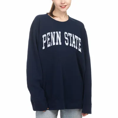 Penn State Nittany Lions ZooZatz Women's Fleece Sport Crew Sweatshirt - Navy