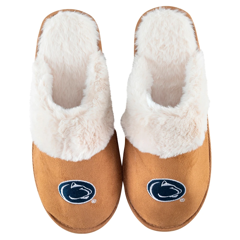 Women's ZooZatz Penn State Nittany Lions Faux Fur Slippers