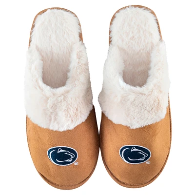 Chaussons en fausse fourrure ZooZatz Penn State Nittany Lions pour femmes