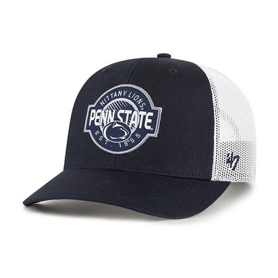 Casquette ajustable Penn State Nittany Lions Scramble Trucker '47 bleu marine pour jeune