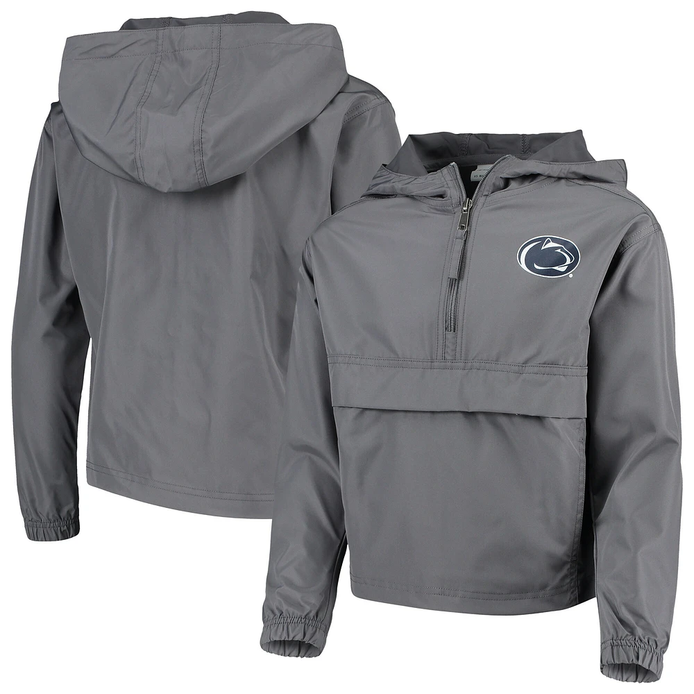 Youth Champion Graphite Penn State Nittany Lions Pack & Go Windbreaker Jacket