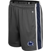 Youth Colosseum Charcoal Penn State Nittany Lions Ripple Shorts