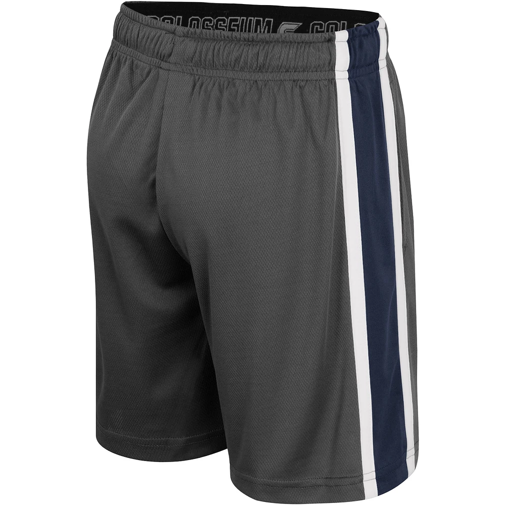 Youth Colosseum Charcoal Penn State Nittany Lions Ripple Shorts