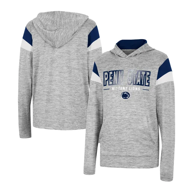 Lids Detroit Lions '47 Gridiron Lace-Up Pullover Hoodie - Heather Gray