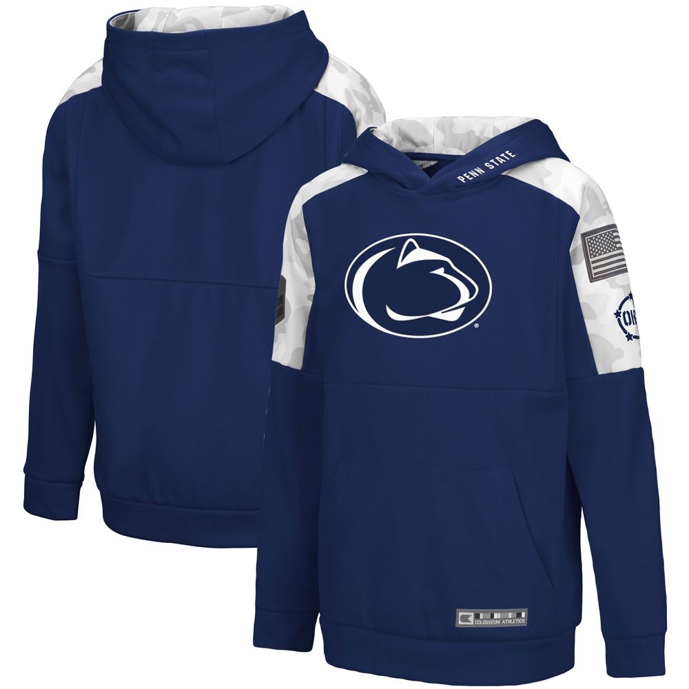 Nike / Women's Penn State Nittany Lions Black Therma Military Appreciation  Crew Neck Sweatshirt