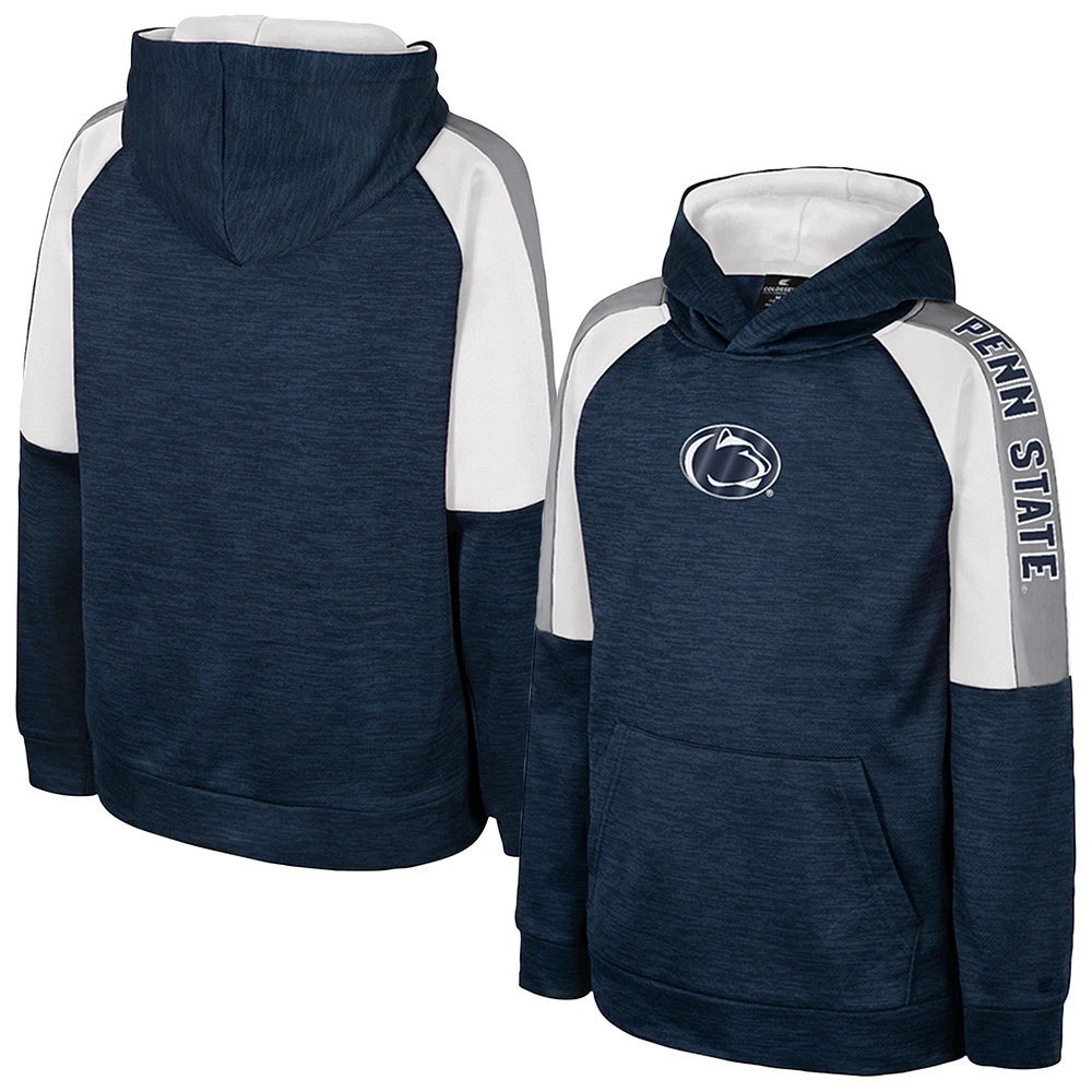 Sweat à capuche bleu marine Penn State Nittany Lions pour jeunes Colosseum