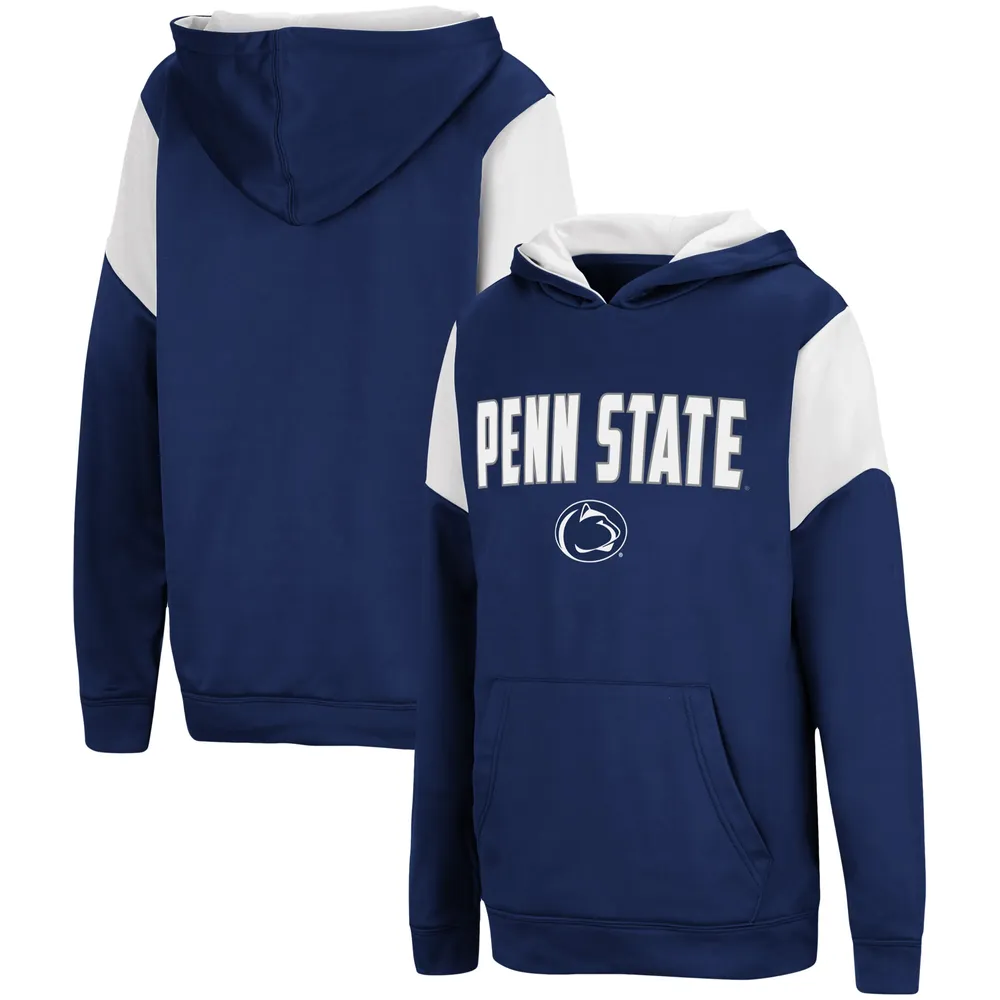 Lids Penn State Nittany Lions Colosseum Youth VF Cut Sew Pullover Hoodie -  Navy