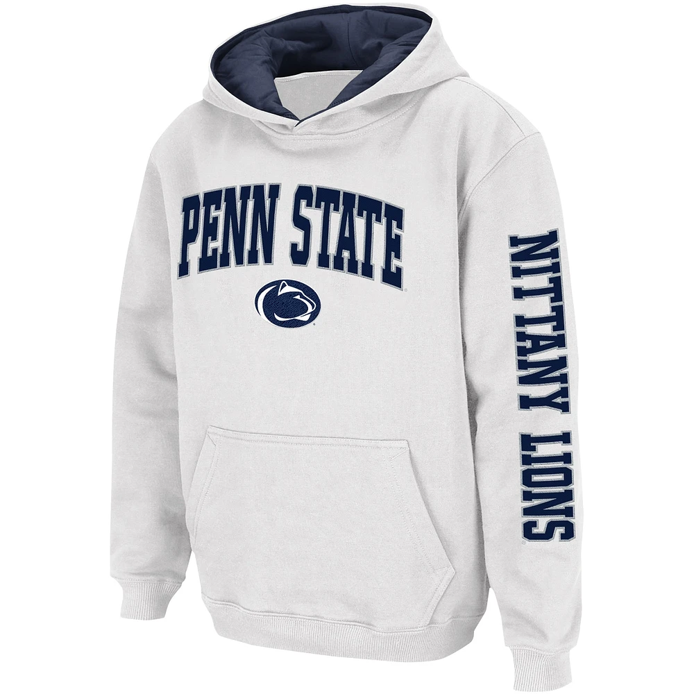 Youth Colosseum  White Penn State Nittany Lions 2-Hit Pullover Hoodie