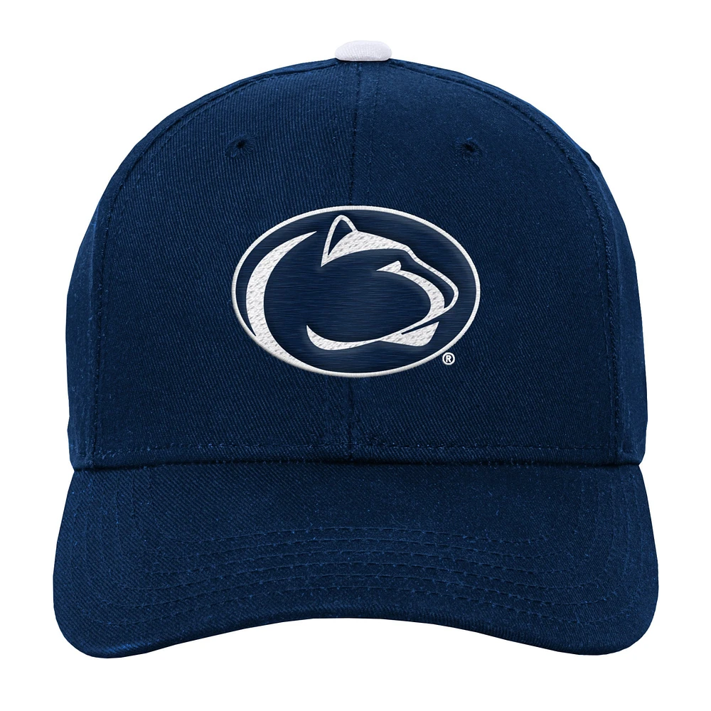 Youth Fanatics Navy Penn State Nittany Lions Logo Adjustable Hat