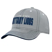 Youth Gray Penn State Nittany Lions Old School Slouch Adjustable Hat