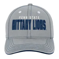 Youth Gray Penn State Nittany Lions Old School Slouch Adjustable Hat