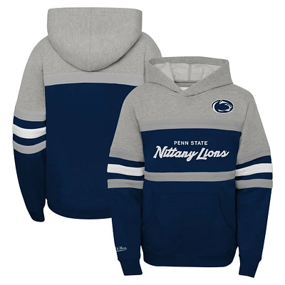 Sweat à capuche bleu marine Mitchell & Ness Penn State Nittany Lions Head Coach pour jeunes