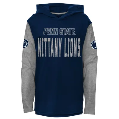 Penn State Nittany Lions Youth Heritage Hoodie Long Sleeve T-Shirt - Navy