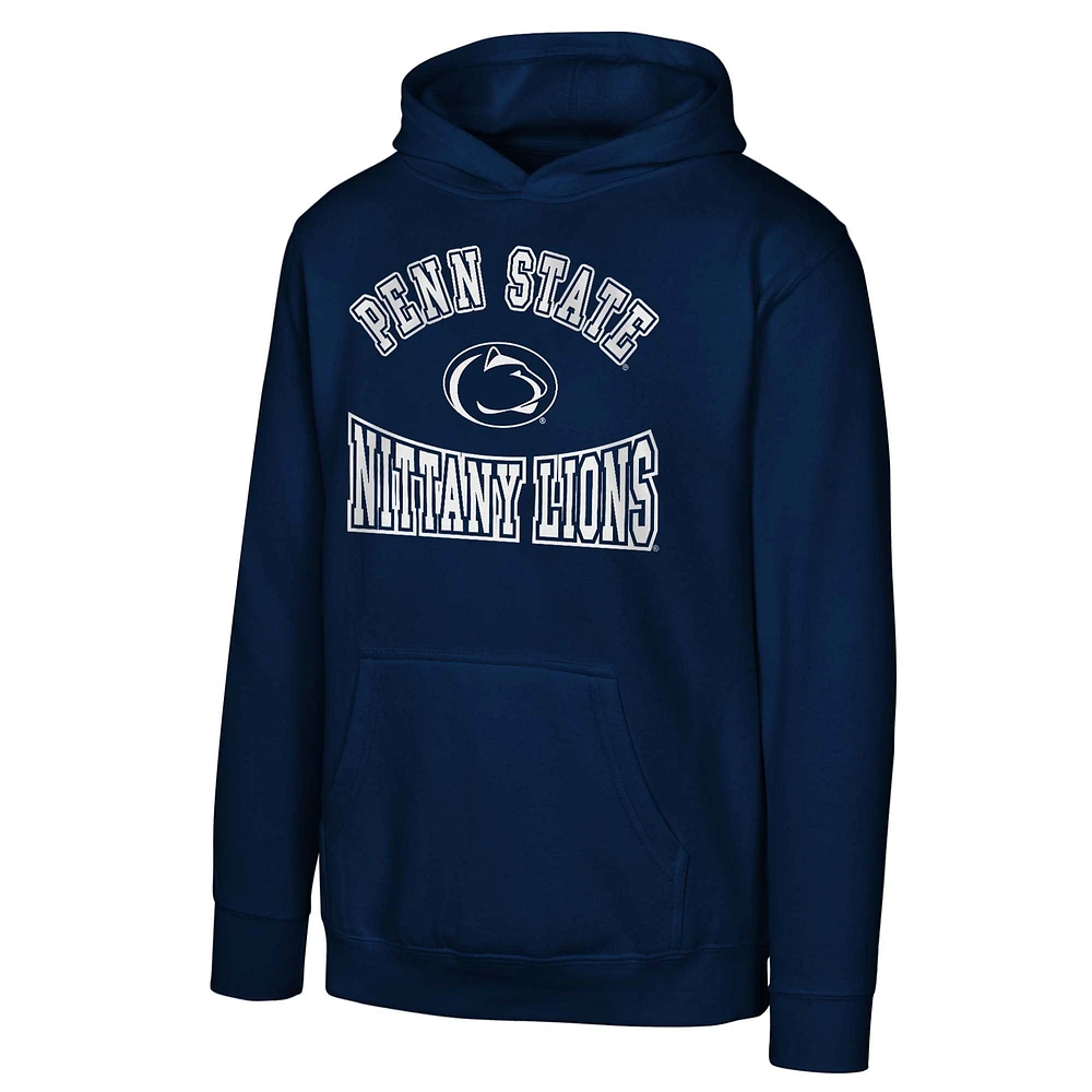 Sweat à capuche en polaire classique Penn State Nittany Lions bleu marine pour jeunes