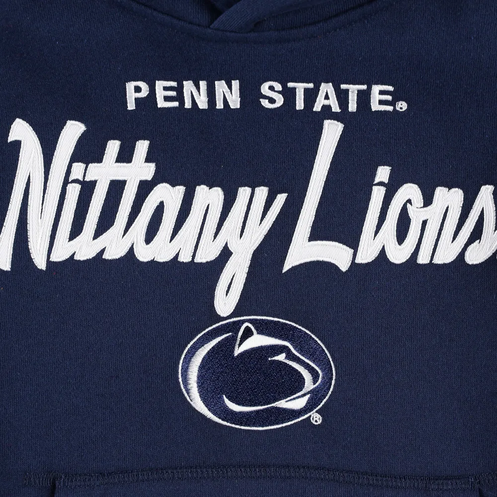 Youth Navy Penn State Nittany Lions The Champ Is Here Pullover Hoodie