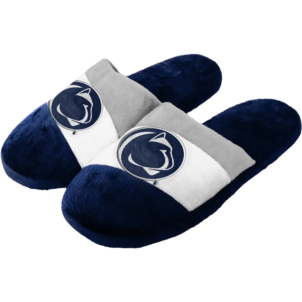 Lids Penn State Nittany Lions Youth Colorblock Slide Slippers