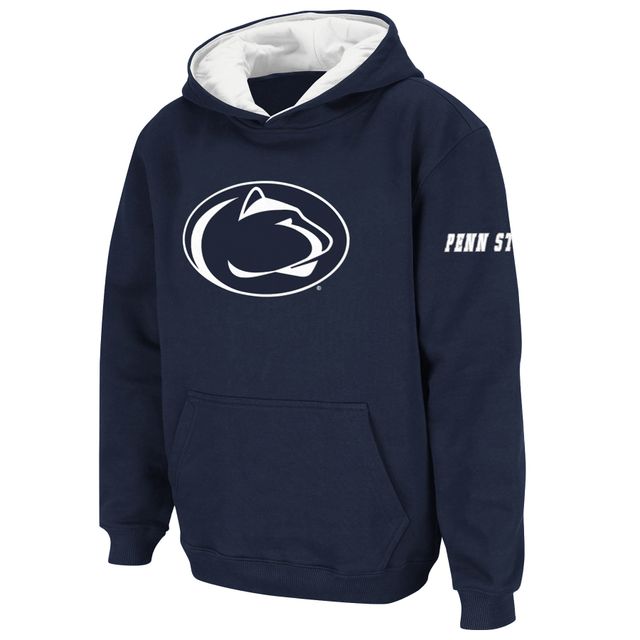 Sweat à capuche avec grand logo Nittany Lions de Penn State, bleu marine, stade pour jeunes