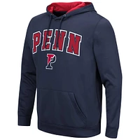 Pull à capuche Colosseum Navy Pennsylvania Quakers Resistance pour hommes