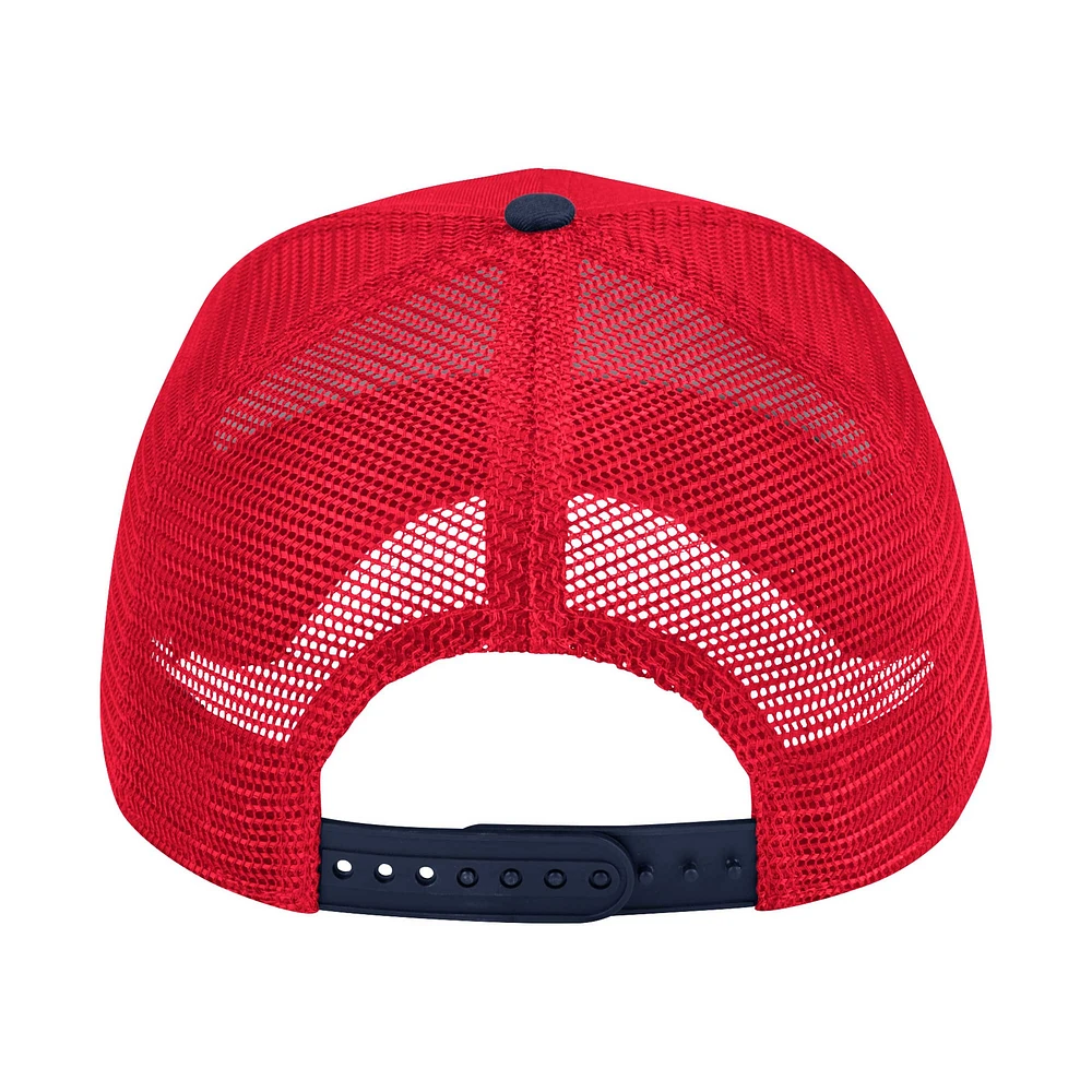 Casquette réglable Colosseum Red Pennsylvania Quakers Wyatt pour hommes