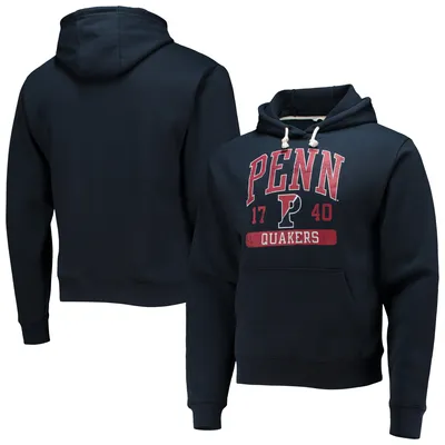 Pennsylvania Quakers League Collegiate Wear Volume Up Essential Fleece Pullover Hoodie - Navy