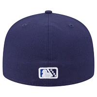 Men's New Era  Navy Pensacola Blue Wahoos Authentic Collection 59FIFTY Fitted Hat