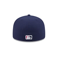 Casquette ajustée 59FIFTY bleu marine Pensacola Blue Wahoos Theme Nights de New Era pour homme