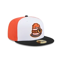 Men's New Era  White Peoria Chiefs Theme Nights 59FIFTY Fitted Hat