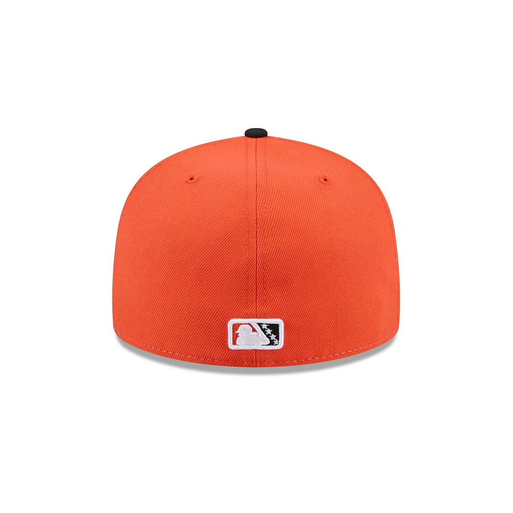 Men's New Era  White Peoria Chiefs Theme Nights 59FIFTY Fitted Hat