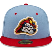 Casquette ajustée 59FIFTY pour homme Peoria Chiefs Authentic Collection New Era bleu clair