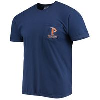 Men's Navy Pepperdine Waves Circle Campus Scene T-Shirt