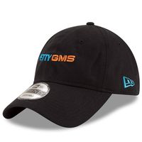 Men's New Era Black Petty GMS Motorsports Enzyme Washed 9TWENTY Adjustable Hat