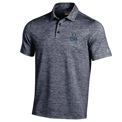 Polo chiné surélevé Under Armour Heather Navy 2017 PGA Championship pour hommes