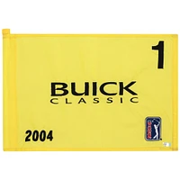 PGA TOUR Event-Used #1 Yellow Pin Flag from The Buick Classic on June 10th to 13th 2004