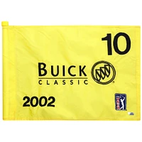 PGA TOUR Event-Used #10 Yellow Pin Flag from The Buick Classic on June 6th to 9th 2002