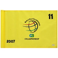 PGA TOUR Event-Used #11 Yellow Pin Flag from The CA Championship on March 22nd to 25th 2007