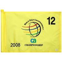 PGA TOUR Event-Used #12 Yellow Pin Flag from The CA Championship on March 17th to 23rd 2008