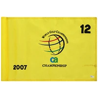 PGA TOUR Event-Used #12 Yellow Pin Flag from The CA Championship on March 22nd to 25th 2007