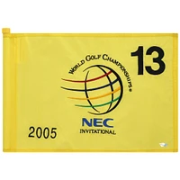PGA TOUR Event-Used #13 Yellow Pin Flag from The NEC Invitational on August 18th to 21st 2005