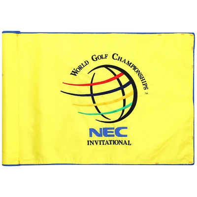 PGA TOUR Event-Used #14 Yellow Pin Flag from The NEC Invitational on August 23rd to 26th 2001