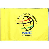 PGA TOUR Event-Used #14 Yellow Pin Flag from The NEC Invitational on August 23rd to 26th 2001