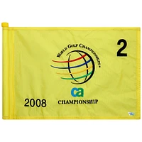 PGA TOUR Event-Used #2 Yellow Pin Flag from The CA Championship on March 20th to 23rd 2008