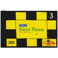 PGA TOUR Event-Used #3 Yellow/Black Pin Flag from the SENIOR PLAYERS Championship on July 8-11 2004