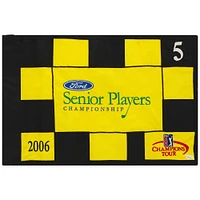 PGA TOUR Event-Used #5 Yellow/Black Pin Flag from the SENIOR PLAYERS Championship on July 13-16 2006