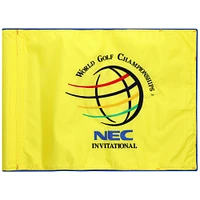 PGA TOUR Event-Used #5 Yellow Pin Flag from The NEC Invitational on August 23rd to 26th 2001