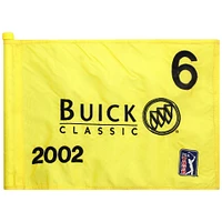PGA TOUR Event-Used #6 Yellow Pin Flag from The Buick Classic on June 6th to 9th 2002