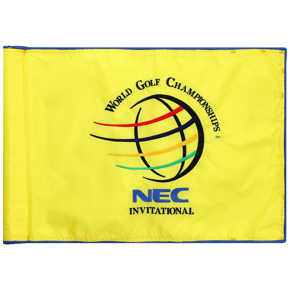 PGA TOUR Event-Used #6 Yellow Pin Flag from The NEC Invitational on August 23rd to 26th 2001