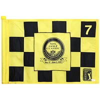 PGA TOUR Event-Used #7 Checkered Pin Flag from The NFL Golf Classic on May 27th to June 2nd 2002