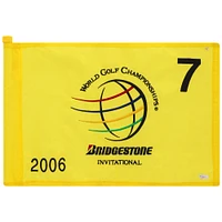 PGA TOUR Event-Used #7 Yellow Pin Flag from the Bridgestone Invitational on August 24-27 2006